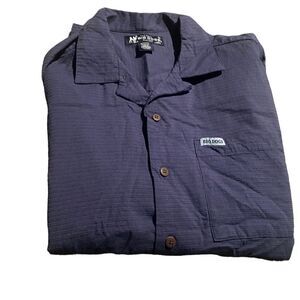 Big Dogs size medium mens cotton shirt sleeved shirt fin and attitude see pics